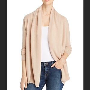 C by Bloomingdale's Cashmere Open-front Cashmere Cardigan in Honey SMALL